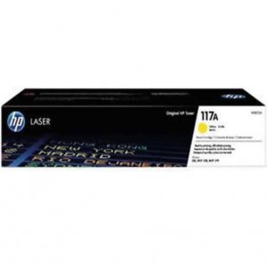 Toner HP 117A, W2072A compatibile e originale. Giallo